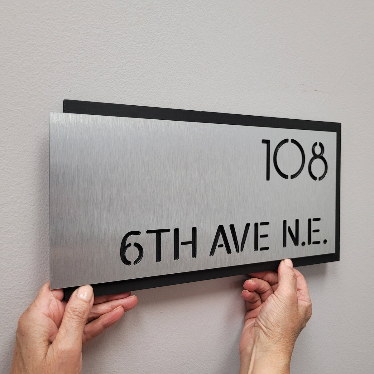 MustHome | Name plate for home entrance |Modern nameplate for house,Office