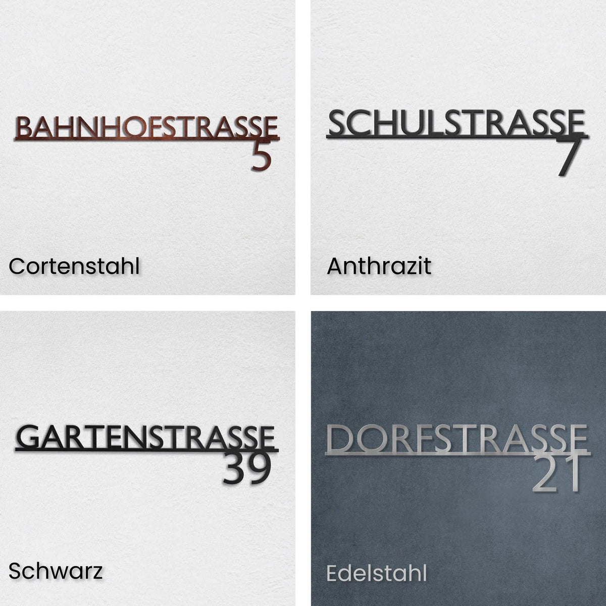 MustHome | Name plate for home entrance | Door name plates |