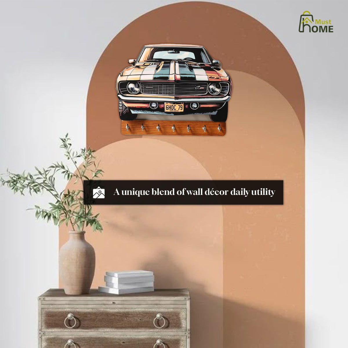 MustHome Premium Key Holder Fancy Key Holder for Home | KeyHolder for Home Decor Items