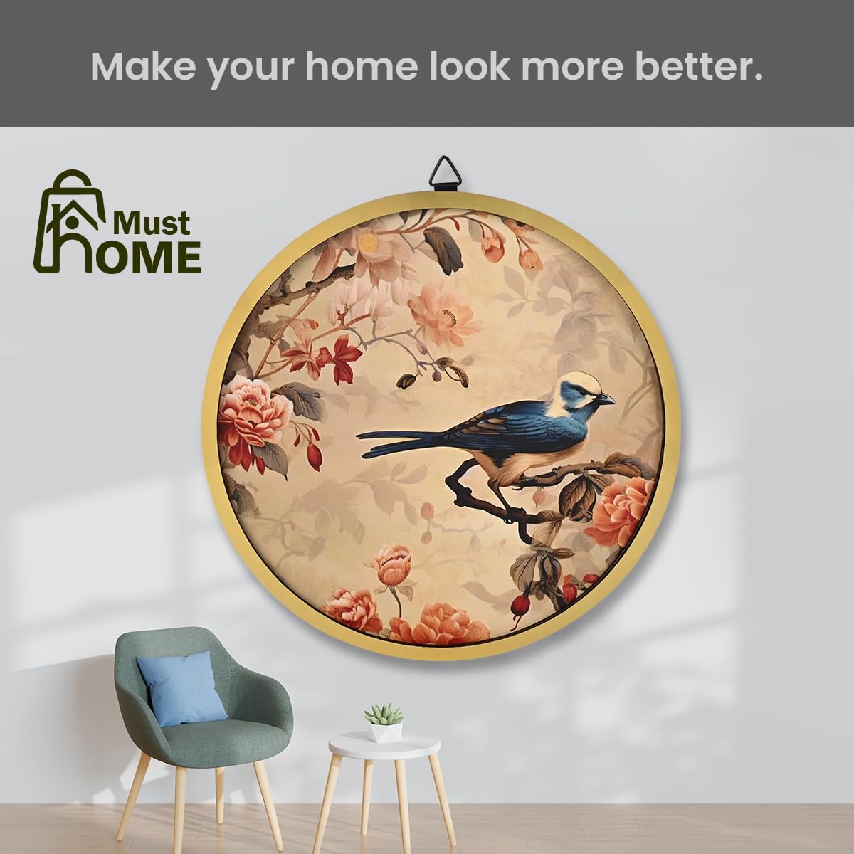 MustHome Wall Plates for home decoration   Set of 6