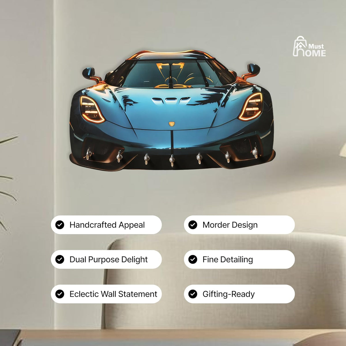 Key Hanging for Wall for Home Premium Home Keys Wooden Key Holder Key Holder for Home