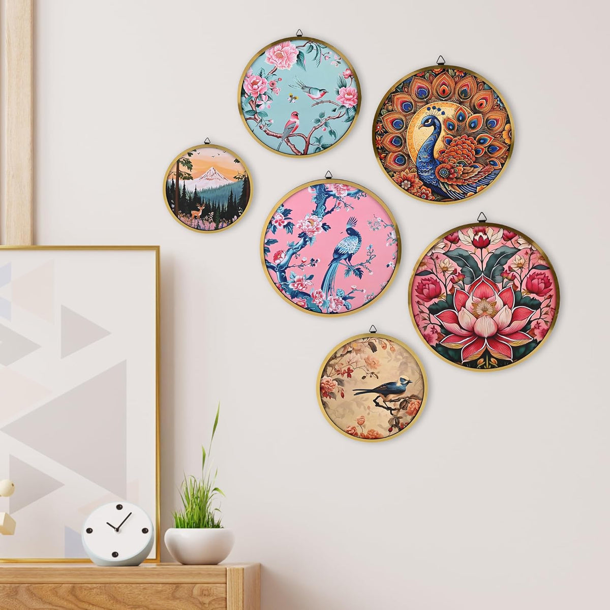 MustHome Wall Plates for home decoration   Set of 6