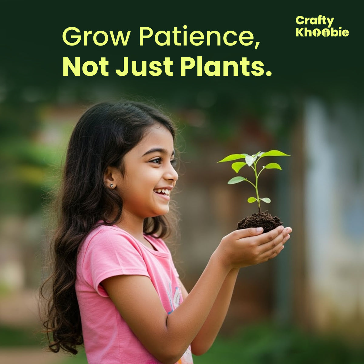 Crafty Khoobie 3 in 1 Indian Flavours Kit | DIY Kit of Vegetable Seeds for Home Garden |Red Okra, Cucumber & Coriander Plant Seeds