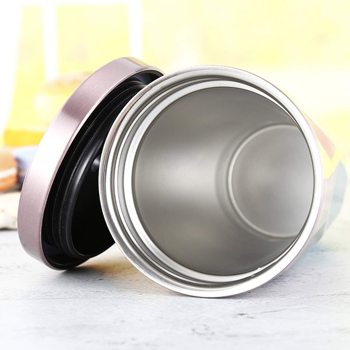 MustHome Stainless Steel Diamond Shaped Double Walled Vacuum Insulated Mug ,‎500 ml|9W x 17H cm