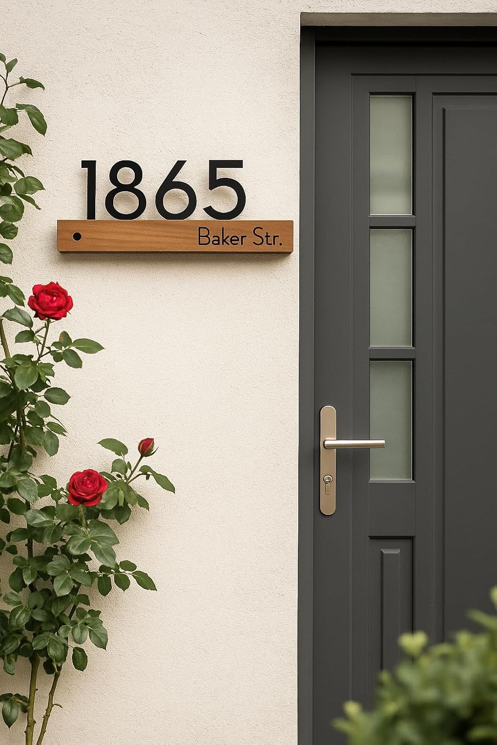 MustHome | Name plate for home entrance | Modern Nameplate for Home entrance ,Office