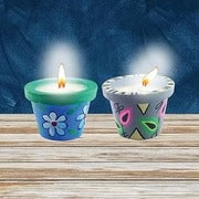 Pot Painting Candle Making Art and Craft kit, DIY Kit for Age 8 to 12 |