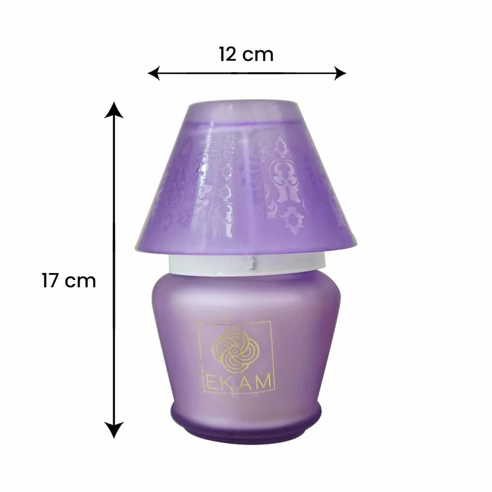 Lavender Lampshade Scented Candle|Lavender Lampshade Scented Candle|9 x 10.5 x 4.5cm