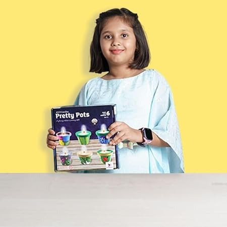 Pot Painting Candle Making Art and Craft kit, DIY Kit for Age 8 to 12 |