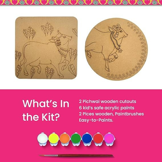 Pichwai Art kit | Mandala Art kit for adults |kids 6-12 Gift for Art Lovers & Beginners